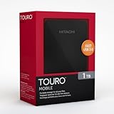 Hitachi Touro Mobile MX3 1TB externe Festplatte (6,4 cm (2,5 Zoll), 5400rpm, 12ms, 8MB Cache, USB 3.0) schwarz