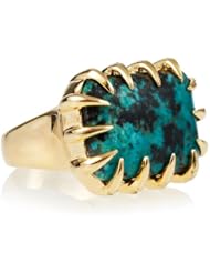 Isharya African Turquoise Claw Statement Ring