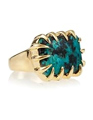 Isharya African Turquoise Claw Statement Ring