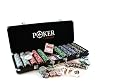 Smir - 360355 - jeu de casino - World Poker Tour - Malette alu noir Poker Grimaud 500 jetons am&eacute;ricains