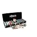 Smir - 360355 - jeu de casino - World Poker Tour - Malette alu noir Poker Grimaud 500 jetons am�ricains