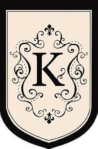 Monogram Estate Size Flag - K