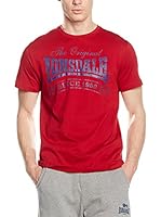 Lonsdale Camiseta Manga Corta Martock (Rojo)