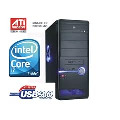 Gamer Intel Core i7 870 4x2,93MHz - USB 3.0 - 4GB DDR3 PC1600 - ATI RADEON HD5770 1GB - 22x SATA-DVD Brenner Multi Format Dual Layer - 500GB Festplatte SATA - USB 3.0