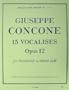15 Vocalises Op.12 for Trombone in Tenor Clef
