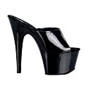 6 1/2 Inch Womens Sexy High Heeled Shoes Platform Slide Shoes 7 Color Combinations