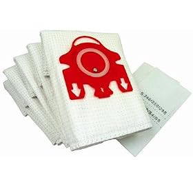 **20 PACK** MICROFIBRE Vacuum Cleaner DUST BAGS & FILTERS Made By Qualtex For MIELE FJM SERIES x 20 Pack