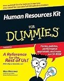 Human Resources Kit For Dummies 2nd (second) edition