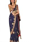 Mallaika Arrora Blue Saree LMMSBR80