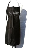 Black Meat Handler Embroidered Apron