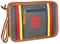 Fendi Small Denim Travel Case with Stripes 7N0054