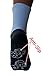 Deluxe Adult Anti Non Skid Slip Slipper White Crew Socks For Women 6 Pack