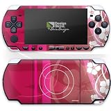 Design Skins for Sony PSP Slim & Lite - Pink Flower Design Folie