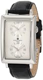 Charles-Hubert, Paris Men's 3854-W Premium Collection Stainless Steel Dual-Time Watch