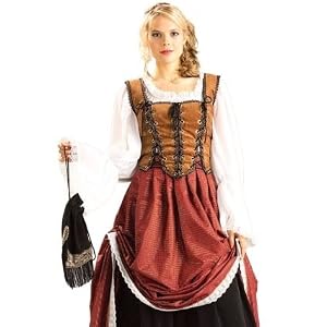 Scottish Beer Bar Maid Tavern Wench Halloween Costume