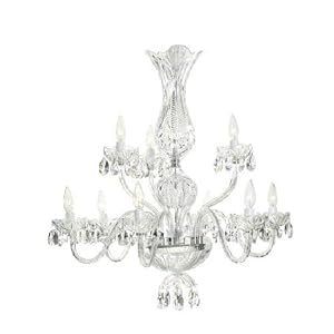Waterford Crystal Blue Bell Chandelier 9 Arm by Waterford