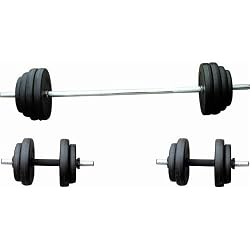 Sunny Health & Fitness NO-061 100-Lb- Vinyl Weight Set