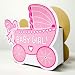 Baby Shower Baby Girl Carriage Wishing Well Box
