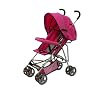 Dream On Me Single Stroller with large Canopy, Pink