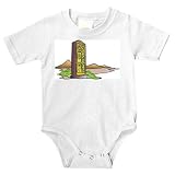 Onesie with Mexico, mountians, structure, sand, monument, building, tower