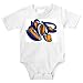 Onesie with blue, ocean, orange, oyster, mussels