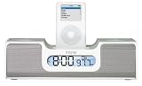 iHome iH5 Clock Radio for iPod (White)