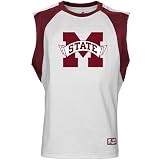 Mississippi State Bulldogs White Showcase Sleeveless T-shirt