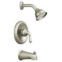 Moen T2449BN Monticello Positemp Tub/Shower Trim, Brushed Nickel (Valve Not Included)