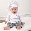 Baby Aspen Big Dreamzzz? Baby Chef 3 Piece Layette Set, 0-6 Months