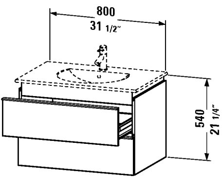 christmas Vanity unit wall mounted drawer FrontB0078UFNFM