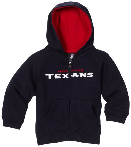 NFL Unisex Infant/Toddler Houston Texans Sportsman Zip Ft Fleece Hoodie - R14C4Q32 (Deep Obsidan, 4T)