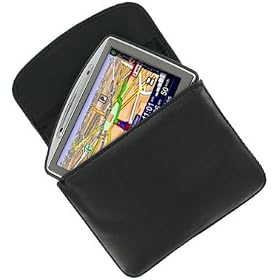 Puregadgets Exclusive Widescreen Sat Nav Leather Case for Tomtom go 940 live / 740 live / 540 live / 730 / 530 / 630 / xl europe 22 / xl regional / one xl / xl 30 series