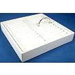 Bangle Bracelet Jewelry Display Tray 24 Rows White Unit