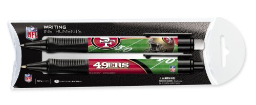 San Francisco 49ers Ballpoint Grip Pen and Mechanical Pencil Set in Pillow Pack - NFL (12008-QUY)