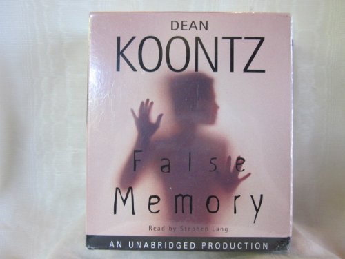 False Memory by Dean Koontz Unabridged CD Audiobook, by Dean Koontz