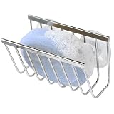 Interdesign 84302 "Sinkworks" Suction Soap & Sponge Holder - Stainless Steel