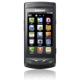 Samsung - GT-S8500 Wave - T�l�phone Portable - Quadri-bande - EDGE - GPRS - HSDPA - 3G - Bluetooth - Metallic Black