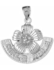 Dazzlers Solid 14 karats Gold Girls Rule Charm Pendant available in three colors from jewelsberry (weights: 3.4 grams only)