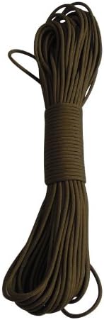 GraceAngie(TM) Coyote Brown New Paracord 550 Paracord Parachute Cord Lanyard Rope Mil Spec Type III 7 Strand 100 FT PS012