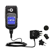 International Wall / AC Charger for the Sony Ericsson z710c - Gomadic Brand w/ TipExchange Technology