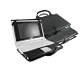 Deluxe black leather case for ASUS EEE PC 700 701 702 BY DURAGADGET