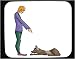 Mouse Pad with man, commanding, body, individuals, individual, mammal, humans, person, dog, human, persons, people, pet, animal, canine, train