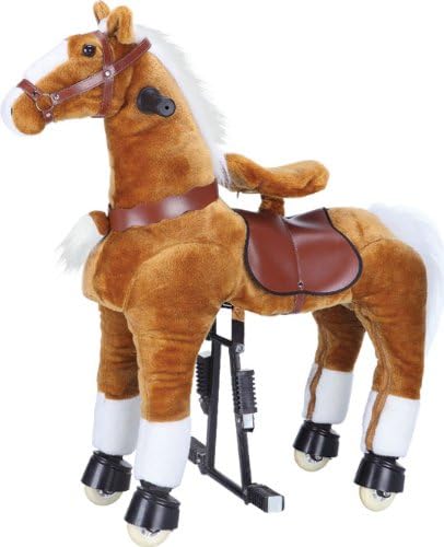 MYHORSESCOOTER Pony Ride-On, Medium, Light Brown