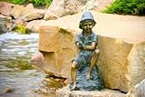 Spitters : Brass Fishing Boy Spitter by Aquascape (LOWER PRICE for 2010!)