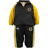 Boston Bruins Toddler Black 2-piece Nylon Windsuit