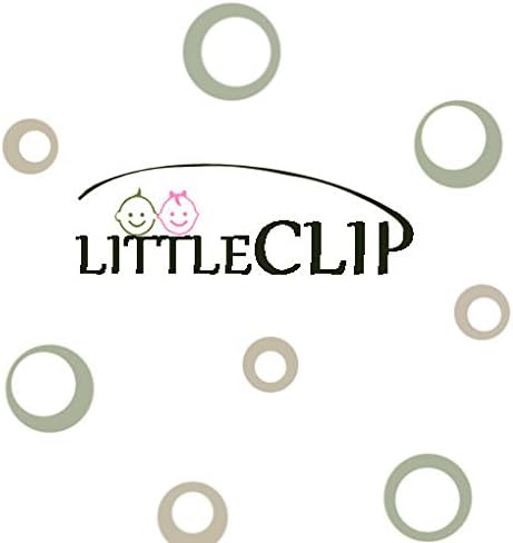 New! Littleclip (Tm) Ez Clean Pacifier Clip, Genuine Leather Girl Boy Teddy Bear Pacifier Holder, Safe - Lead Free, No Beads, Soft and Lightweight for Baby, Yet Elegant and Super Easy to Clean (White)