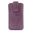 Original Blumax � Ledertasche Wished Lila f�r LG KM570 / KM 570 / KM-570 / Arena2 / KM-570 / Arena II mit R�ckzugfunktion , Handytasche , Case , H�lle , Etui , Slide , Display Schutz , Secure