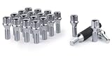 Gorilla Automotive 17179SD-20 Small Diameter Chrome 5 Lug Kit (12mm x 1.50 Thread Size) - Pack Of 20