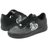 Makaveli Branded Tupac 2Pac Redemption Mens Shoes Trainers Black Leather/Clear
