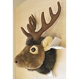 11" Elk Head Plush Stuffed Animal Toy